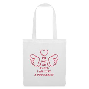 I'm not an angel I'm just a podiatrist - Tote Bag - white - Front