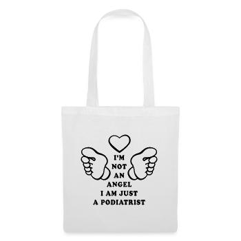 I'm not an angel I'm just a podiatrist - Tote Bag - white - Front