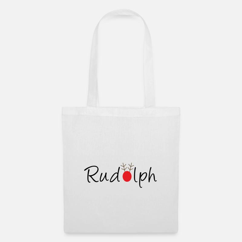 Rudolph Geschenk Idee - Stoffbeutel - Weiß