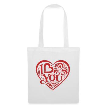 I love You - Valentine' Day - Love - Gift - Tote Bag - white - Front