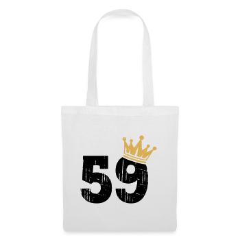 59 Crown 59th Birthday 59 Years - Tote Bag - white - Front