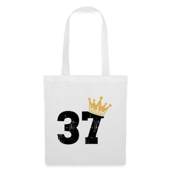 37 Crown 37th birthday 37 years old - Tote Bag - white - Front