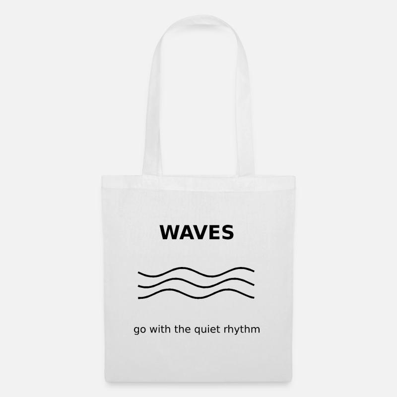 Waves - Tote Bag - white