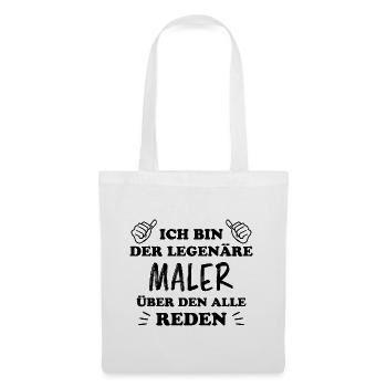 Maler Witz Spruch Meister Lackierer Maler Geschenk - Stoffbeutel - Weiß - Vorne