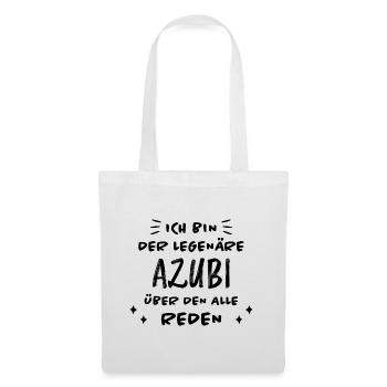 Azubi Witz Spruch Lehrling Auszubildende Geschenk - Stoffbeutel - Weiß - Vorne