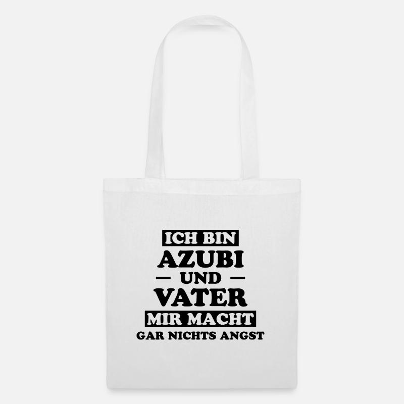 Azubi Spruch Lehrling Auszubildende Azubi Geschenk - Stoffbeutel - Weiß