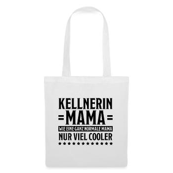 Kellnerin Spruch Kellner Beruf Kellnerin Geschenk - Stoffbeutel - Weiß - Vorne