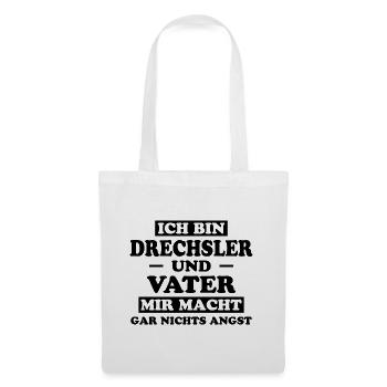 Drechsler Lustiger Spruch Job Drechsler Geschenk - Stoffbeutel - Weiß - Vorne