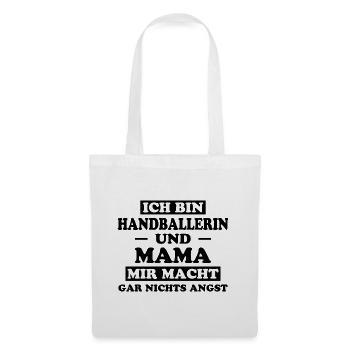 Handballerin Spruch Lustiges Handballerin Geschenk - Stoffbeutel - Weiß - Vorne