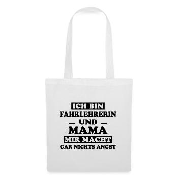 Fahrlehrerin Fahrschule Fun Fahrlehrerin Geschenk - Stoffbeutel - Weiß - Vorne