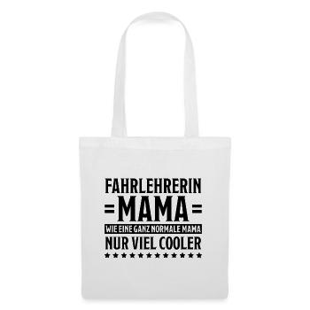 Fahrlehrerin Fahrschule Fun Fahrlehrerin Geschenk - Stoffbeutel - Weiß - Vorne