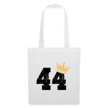 44 Crown 44th Birthday 44 years old - Tote Bag - white - Front