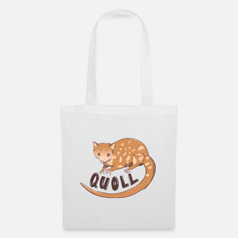 Quoll Australisches Beuteltier - Stoffbeutel - Weiß