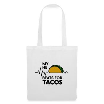 Taco Tuesday Urgence Nourriture mexicaine drôle - Sac en tissu - blanc - Devant