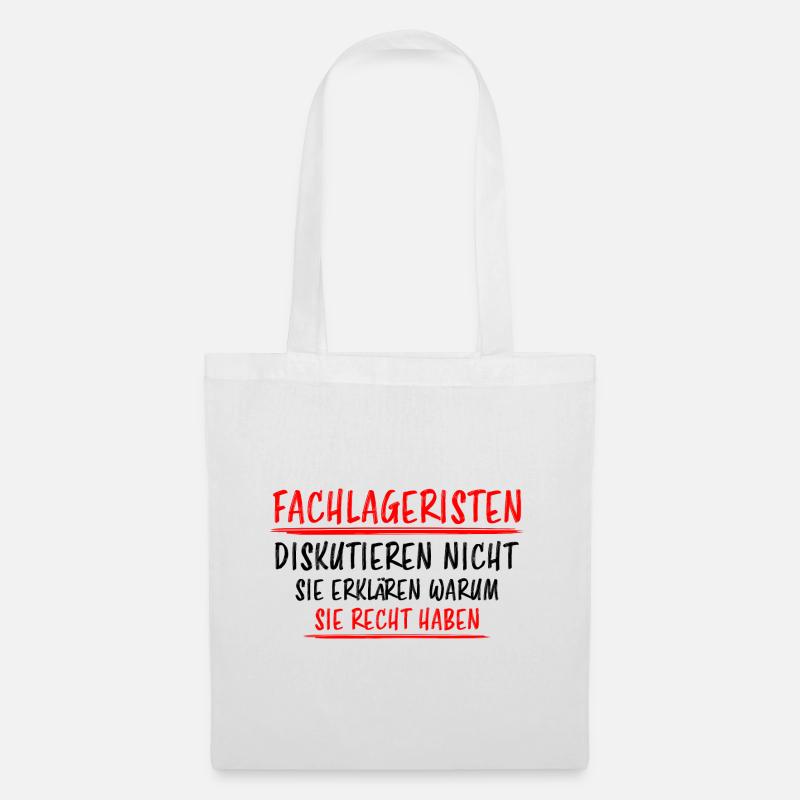 Fachlagerist Stablerfahrer Lustige Spruch Geschenk - Stoffbeutel - Weiß