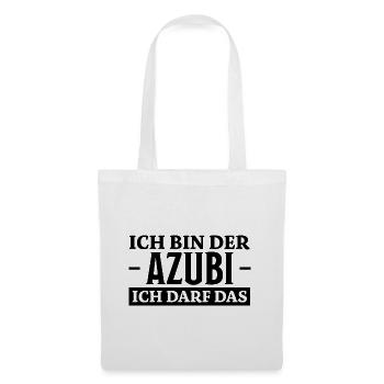 Azubi Spruch Lehrling Job Lustiges Azubi Geschenk - Stoffbeutel - Weiß - Vorne