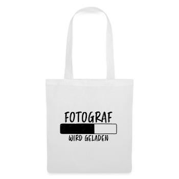 Fotograf Spruch Foto Lustiges Fotograf Geschenk - Stoffbeutel - Weiß - Vorne