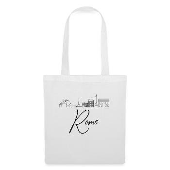 Rome Rome Rome Italie Italie Skyline - Sac en tissu - blanc - Devant