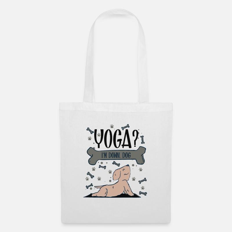 Yoga - Stoffbeutel - Weiß