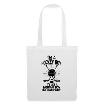 Ice Hockey Helmet - Tote Bag - white - Front