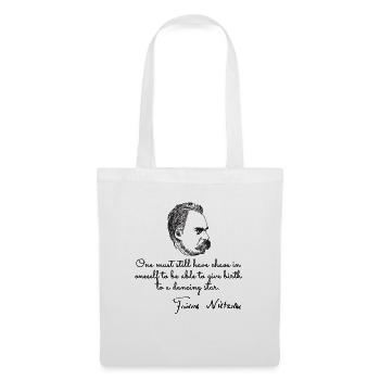 Philosophe nietzsche - Sac en tissu - blanc - Devant