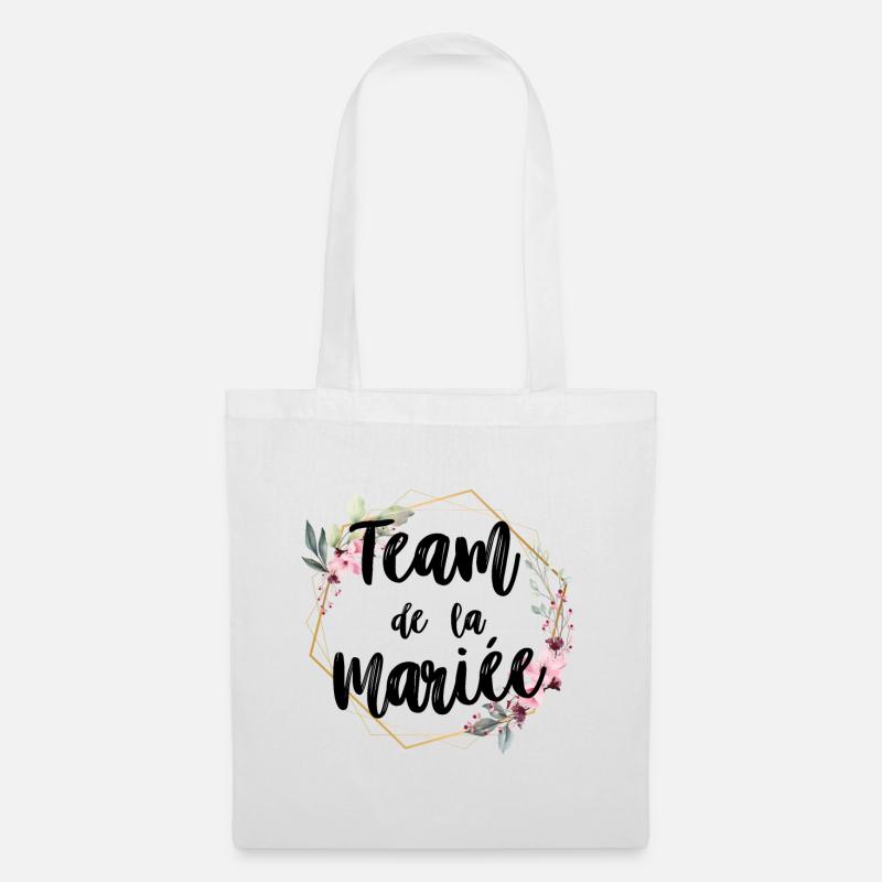 team de la mariée evjf - Sac en tissu - blanc
