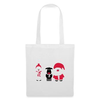 Weihnachts Crew 3 - Stoffbeutel - Weiß - Vorne