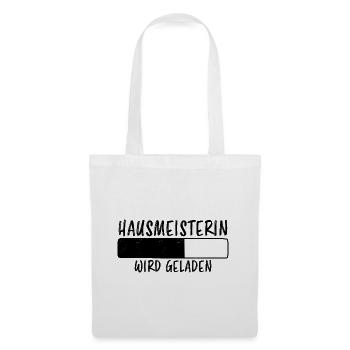 Hausmeisterin Spruch Lustig Hausmeisterin Geschenk - Stoffbeutel - Weiß - Vorne