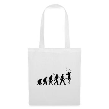 Evolution - Badminton - Sport - Stoffbeutel - Weiß - Vorne