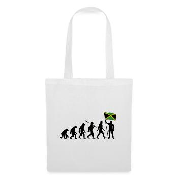 Jamaica - Evolution - Flagge - Nation - Stoffbeutel - Weiß - Vorne