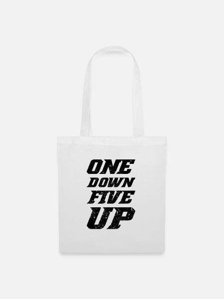 One Down Five Up - Stoffbeutel - Weiß