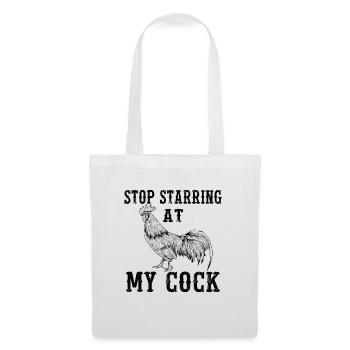 Funny Farmer Chicken Funny Cock Country Farm gift - Sac en tissu - blanc - Devant