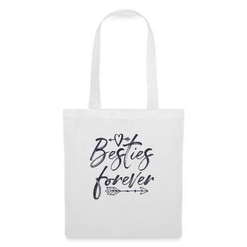 Besties forever - Tote Bag - white - Front