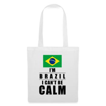 Brasilianer Spruch - Stoffbeutel - Weiß - Vorne