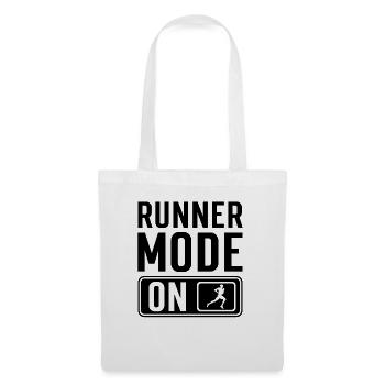 Dicton du coureur - Sac en tissu - blanc - Devant