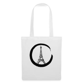Paris Eiffel Tower - Tote Bag - white - Front