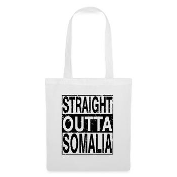 Somalia Straight outta Somalia - Stoffbeutel - Weiß - Vorne
