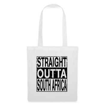 Afrique du Sud Tout droit sorti de l’Afrique du Sud - Sac en tissu - blanc - Devant
