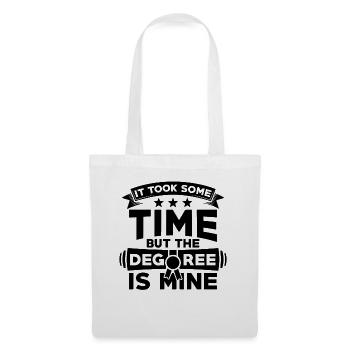 Peine de graduation - Sac en tissu - blanc - Devant