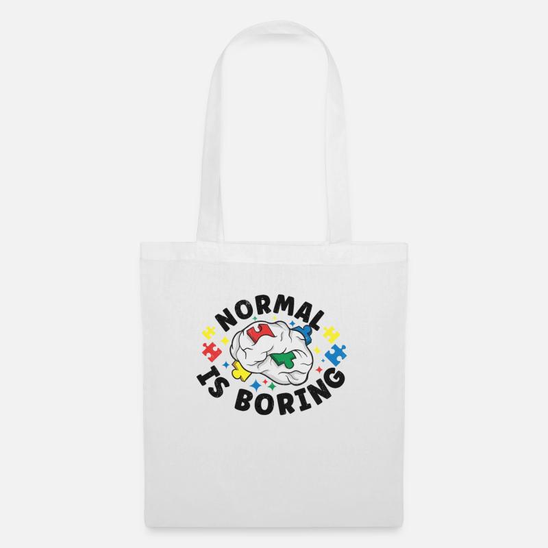 Autism Awareness Autism Disease Autistic Gift - Stoffbeutel - Weiß