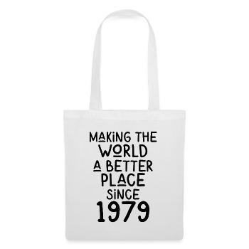 Making the World a better place since 1979 - Stoffbeutel - Weiß - Vorne