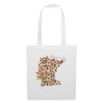 Minnesota Leopard Staat Minnesota - Stoffbeutel - Weiß - Vorne