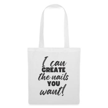 I create the nails you want manicure - Tote Bag - white - Front