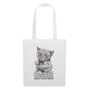 Cancer doesn't hit brain cancer - Tote Bag - white - Front