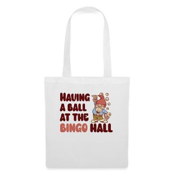 A ball in the bingo hall Funny bingo - Tote Bag - white - Front