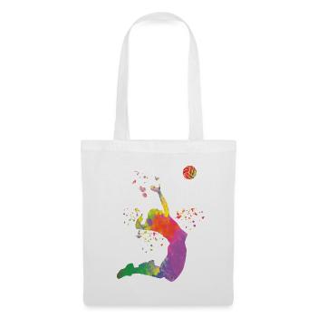 Volleyball players children beach volleyball - Tote Bag - white - Front