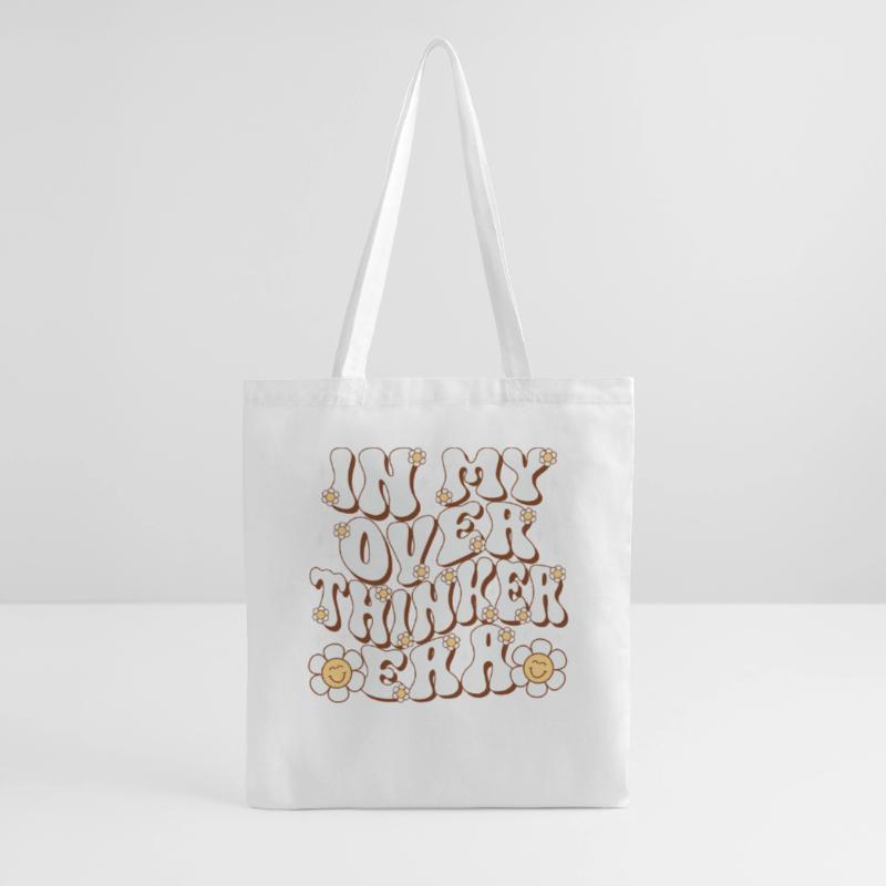 Dans mon ère Overthinker Overthink Sac en tissu