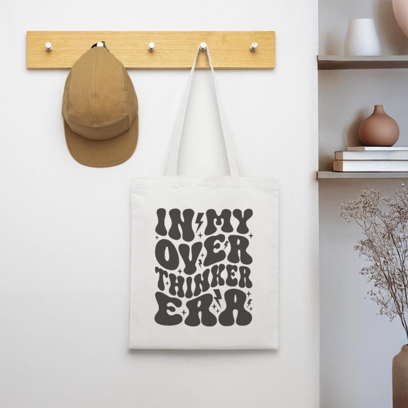 Dans mon ère Overthinker Overthink Sac en tissu