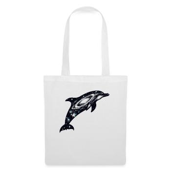 Dolphin Space Galaxy Universe - Tote Bag - white - Front