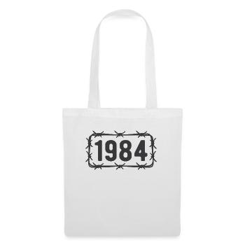 Birthday Vintage 1984 Barbed Wire - Tote Bag - white - Front